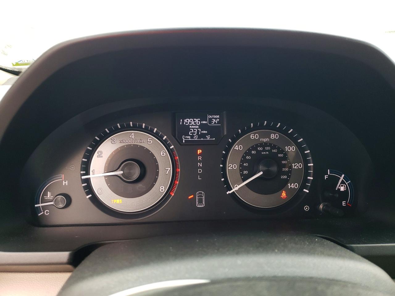 2012 HONDA ODYSSEY EXL photo 9