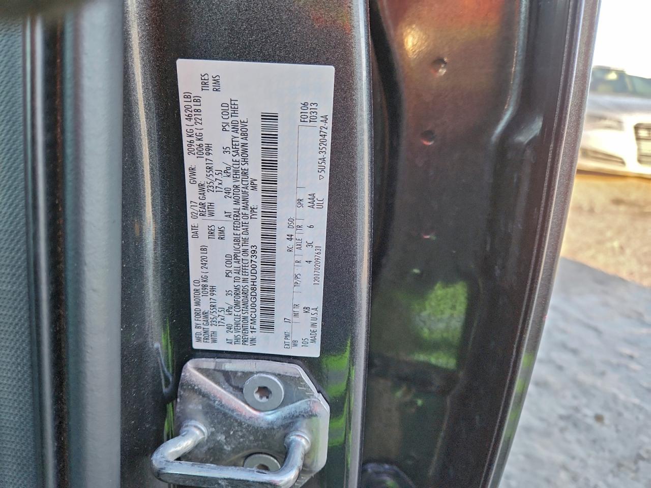 2017 FORD ESCAPE SE photo 14