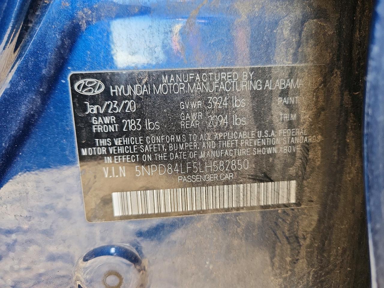 2020 HYUNDAI ELANTRA SEL photo 13