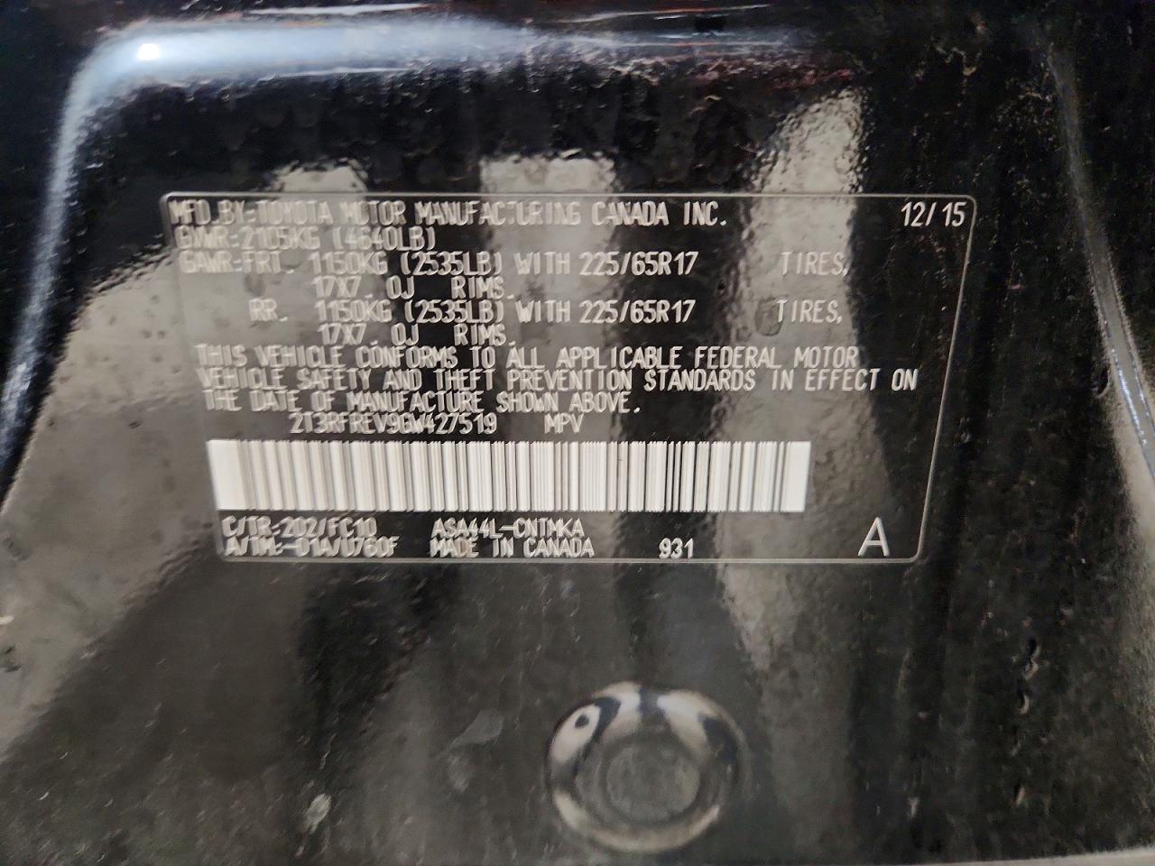 2016 TOYOTA RAV4 XLE photo 13
