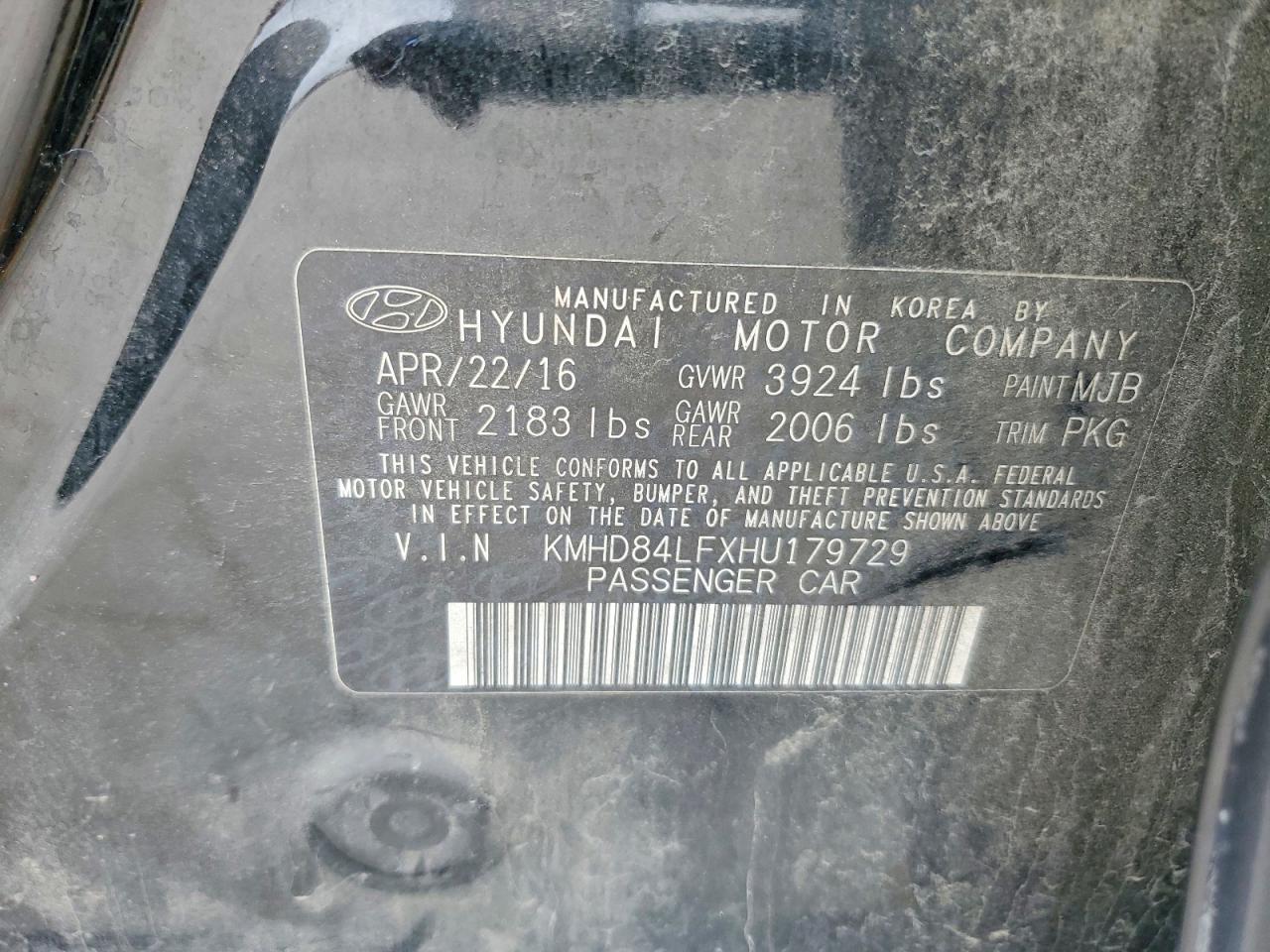 2017 HYUNDAI ELANTRA SE photo 34