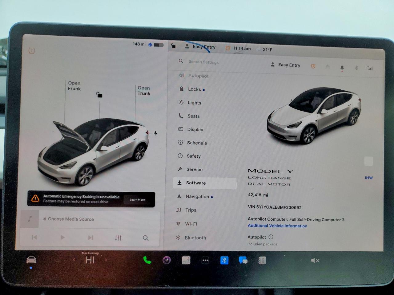 2021 TESLA MODEL Y photo 9