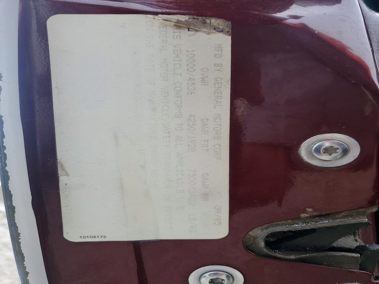 1995 CHEVROLET GMT-400 K3500 photo 12