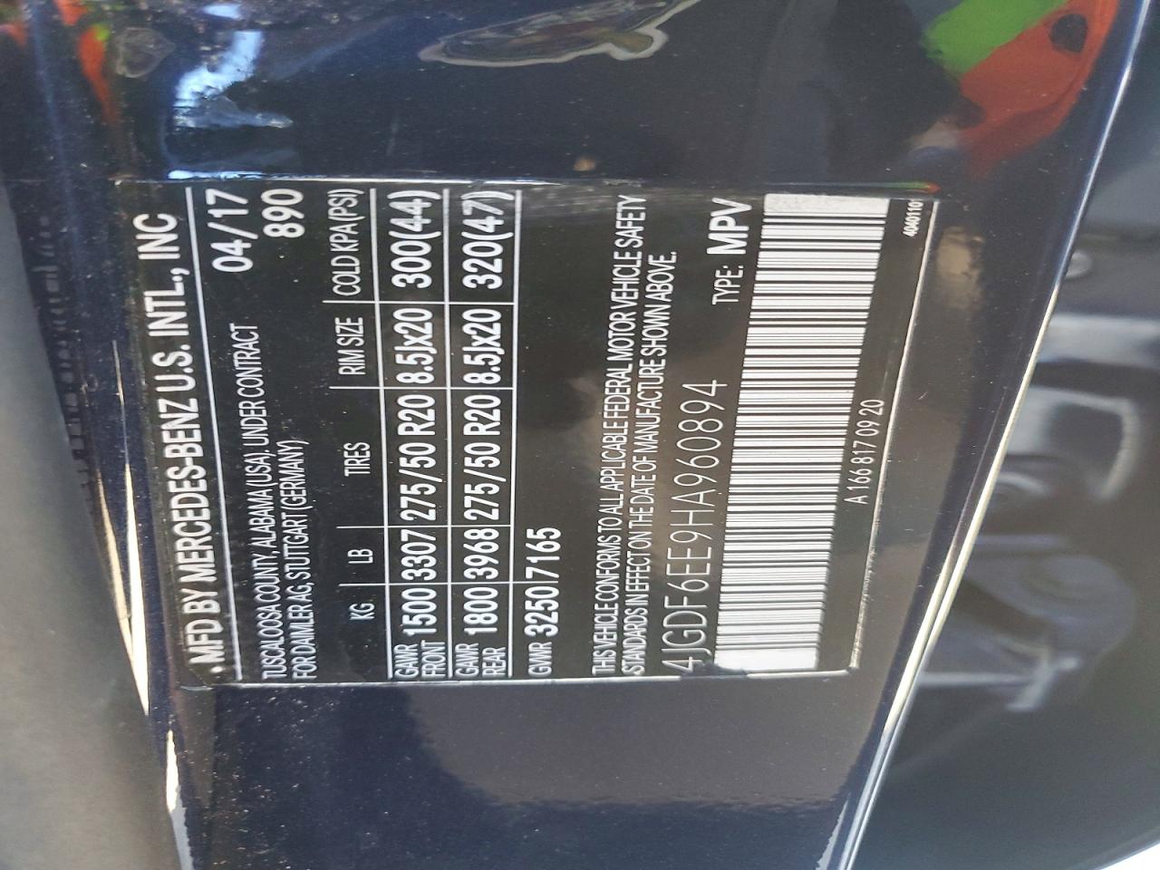 2017 MERCEDES-BENZ GLS 450 4MATIC photo 13