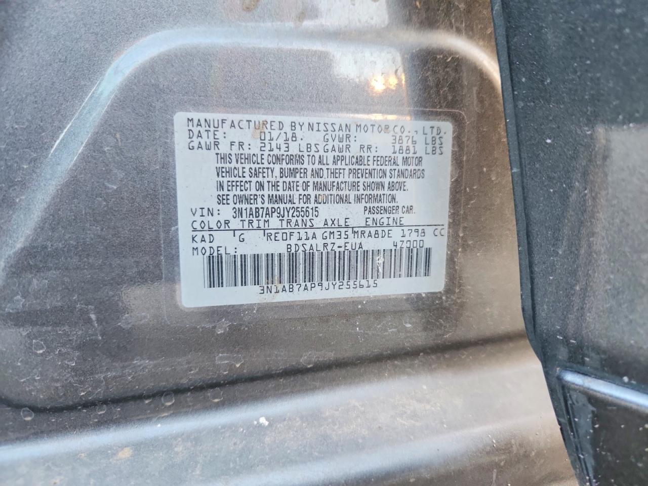 2018 NISSAN SENTRA S photo 12