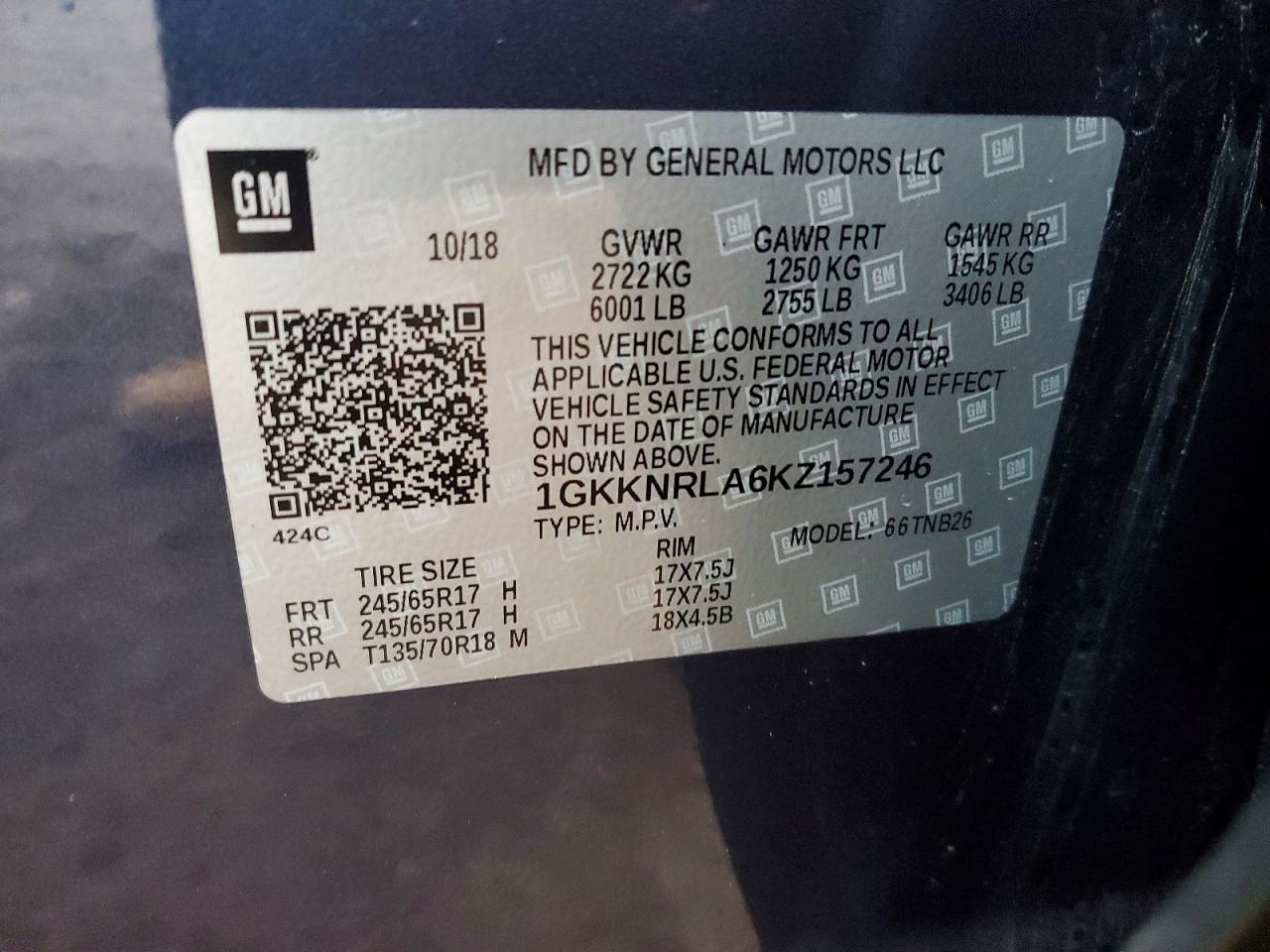 2019 GMC ACADIA SLE photo 37