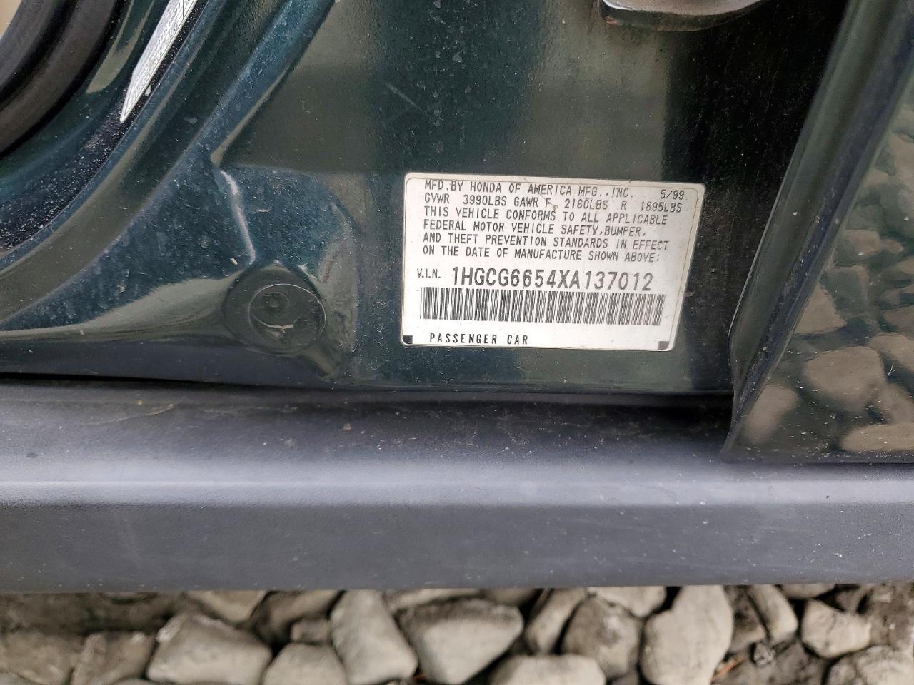 1999 HONDA ACCORD LX photo 23