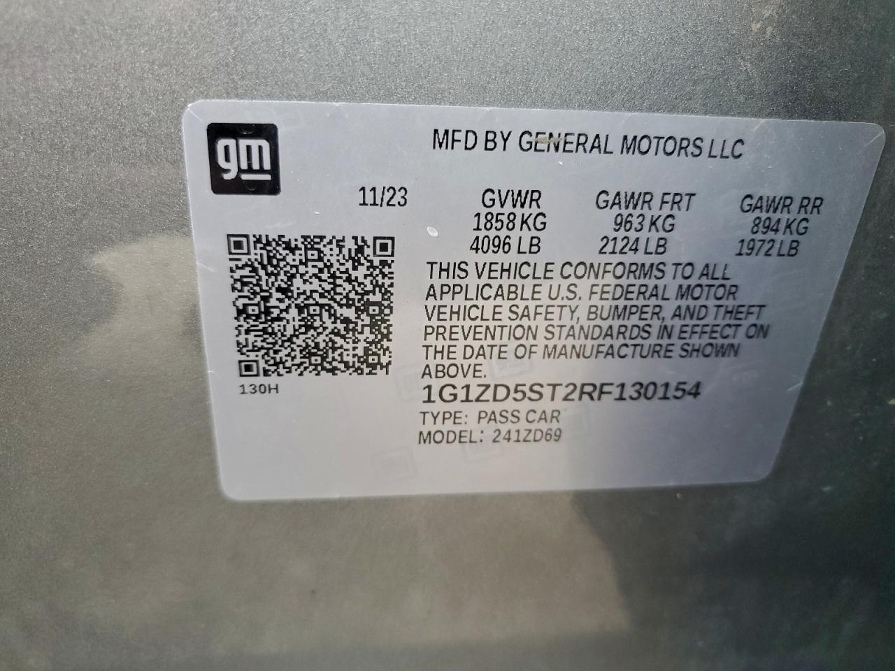 2024 CHEVROLET MALIBU LT photo 23