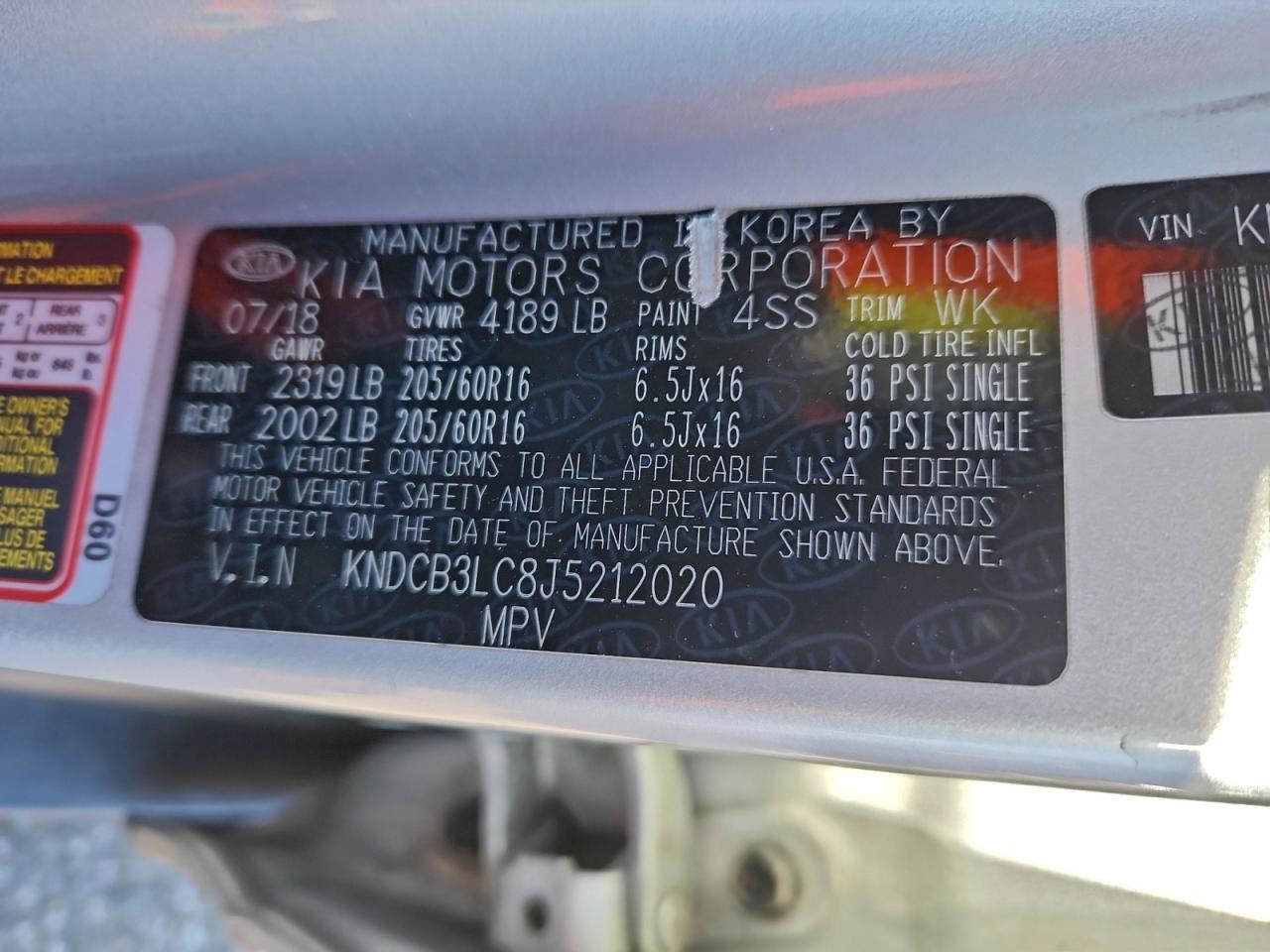 2018 KIA NIRO FE photo 12