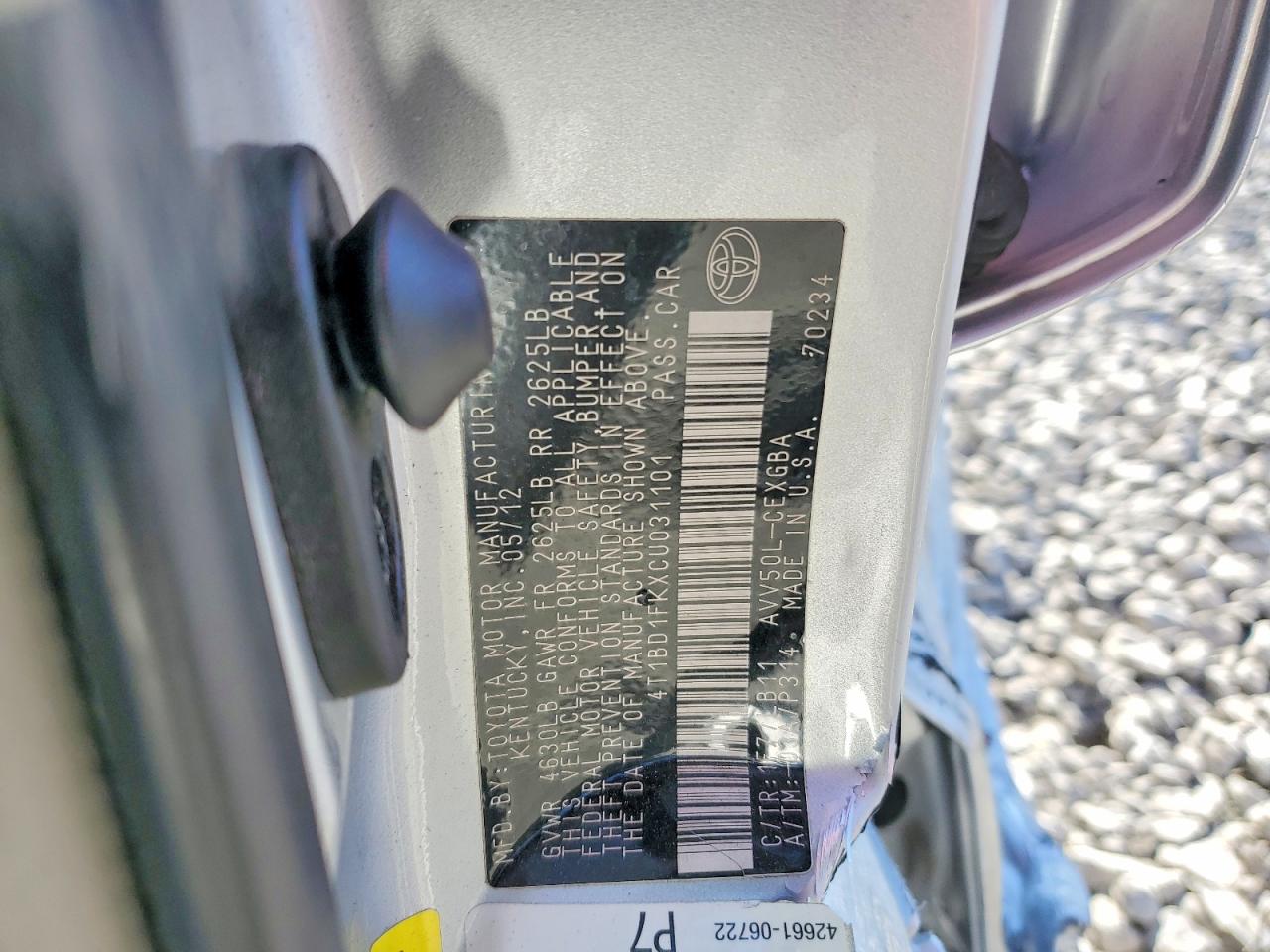 2012 TOYOTA CAMRY HYBRID photo 23