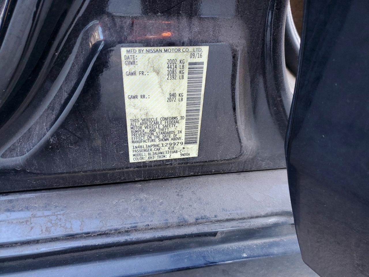 2017 NISSAN ALTIMA 3.5SL photo 12