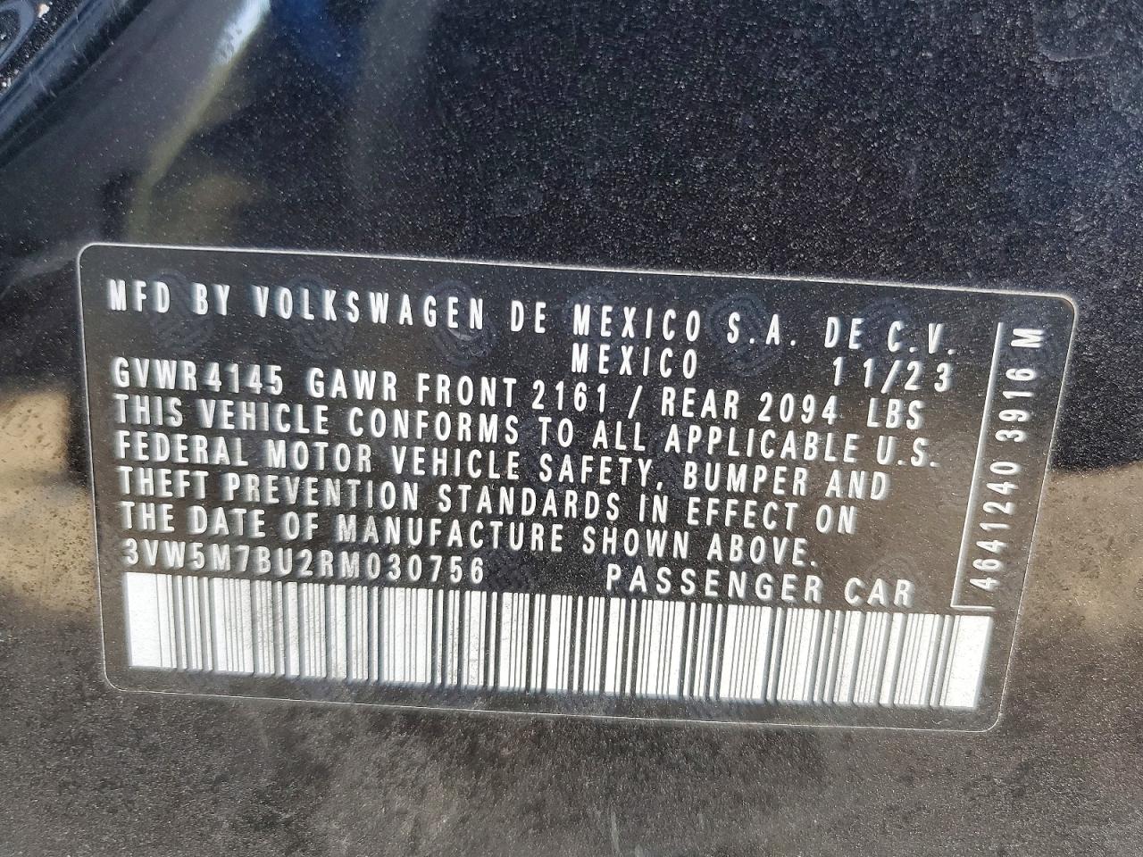2024 VOLKSWAGEN JETTA S photo 12