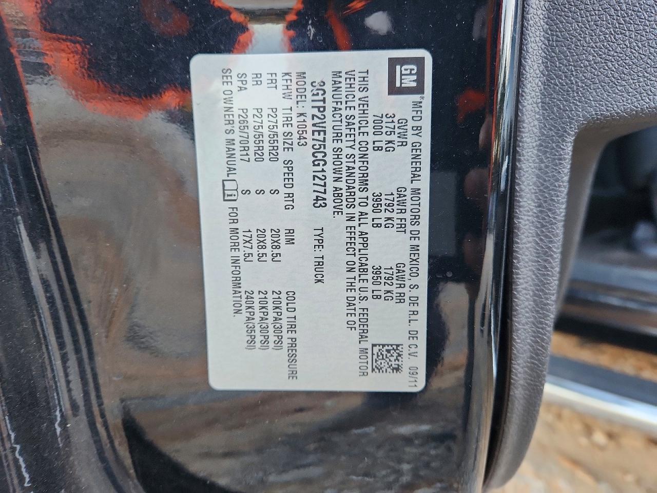 2012 GMC SIERRA K1500 SLE photo 23