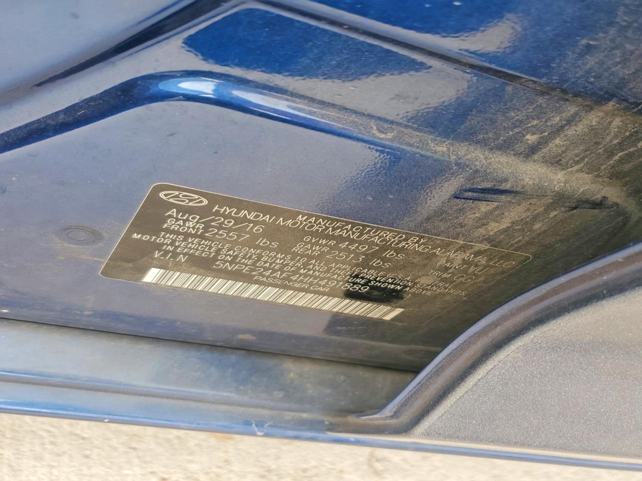 2017 HYUNDAI SONATA SE photo 12