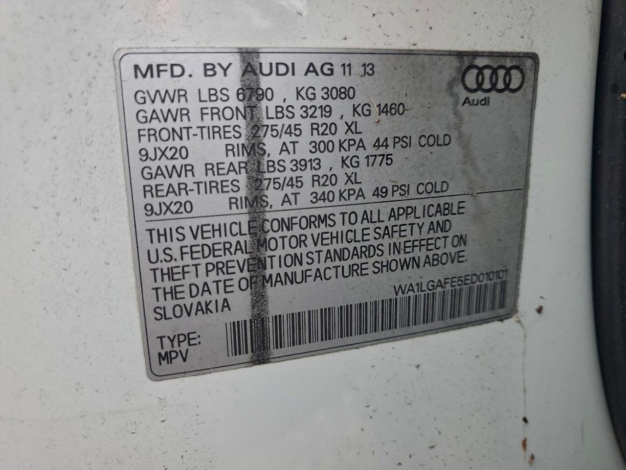 2014 AUDI Q7 PREMIUM PLUS photo 13