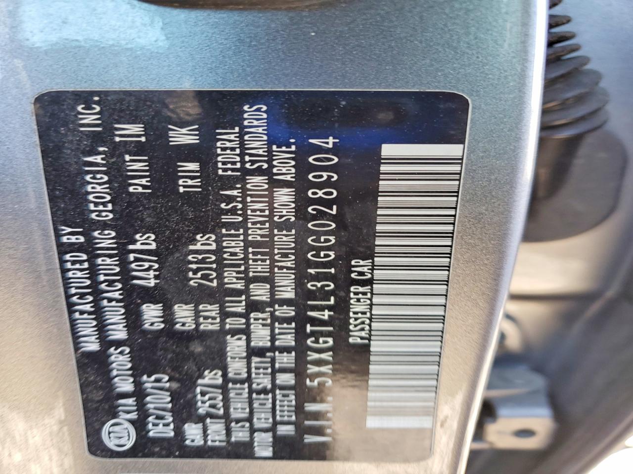 2016 KIA OPTIMA LX photo 12