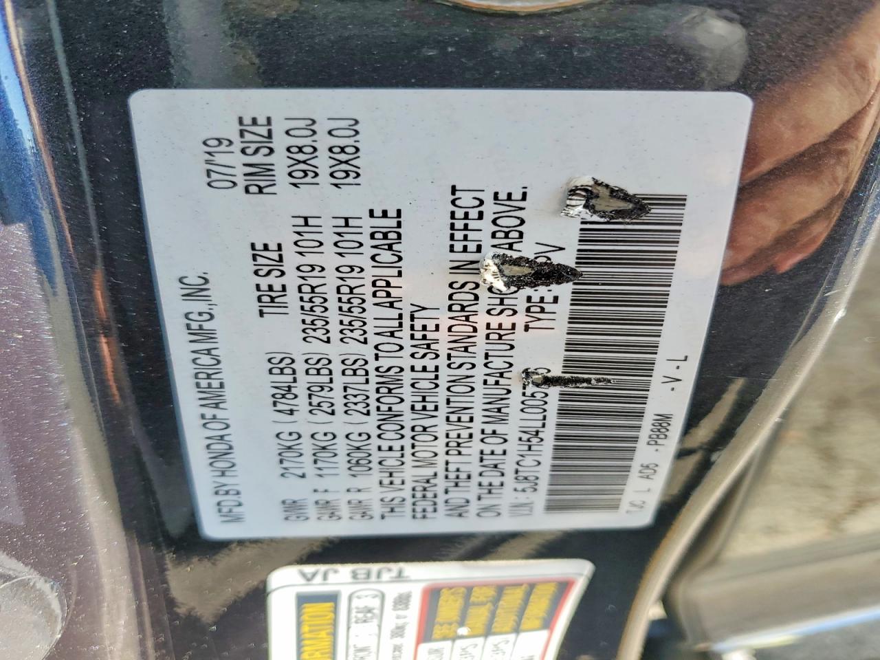 2020 ACURA RDX TECHNOLOGY photo 12