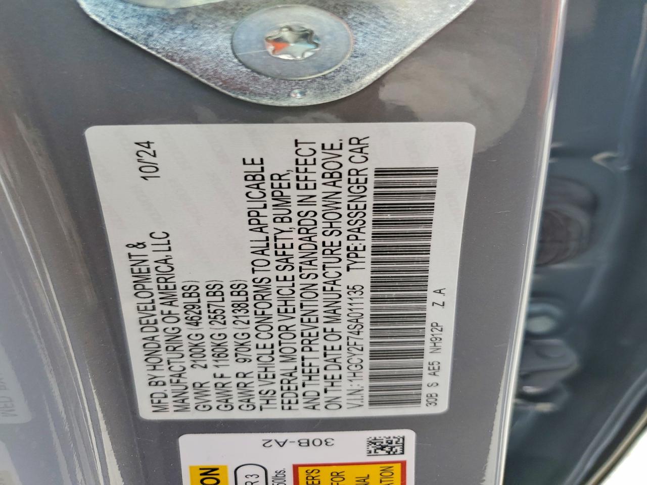 2025 HONDA ACCORD HYBRID SPORT-L photo 12