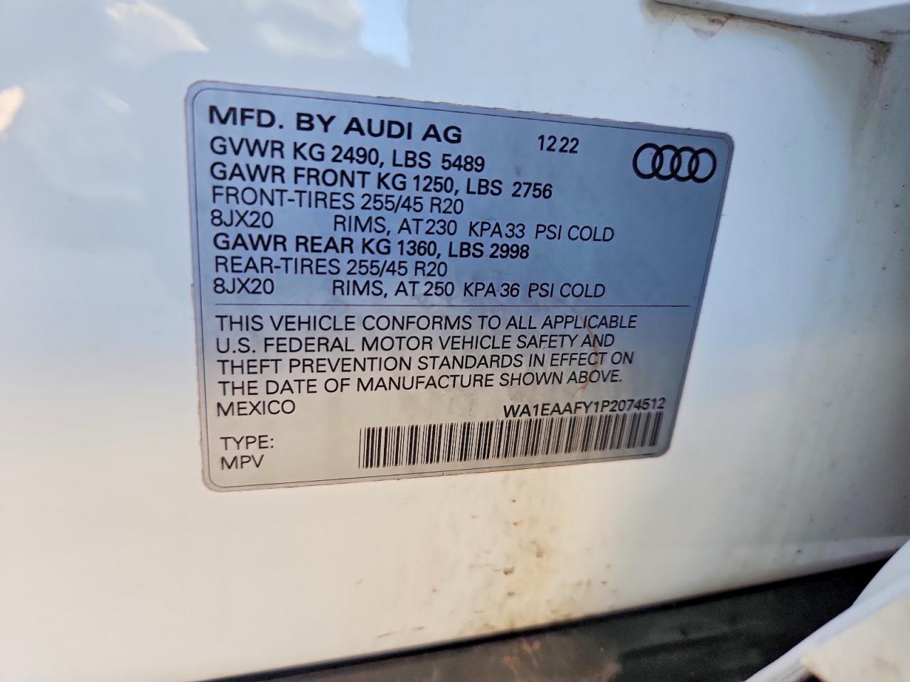 2023 AUDI Q5 PREMIUM PLUS 45 photo 37
