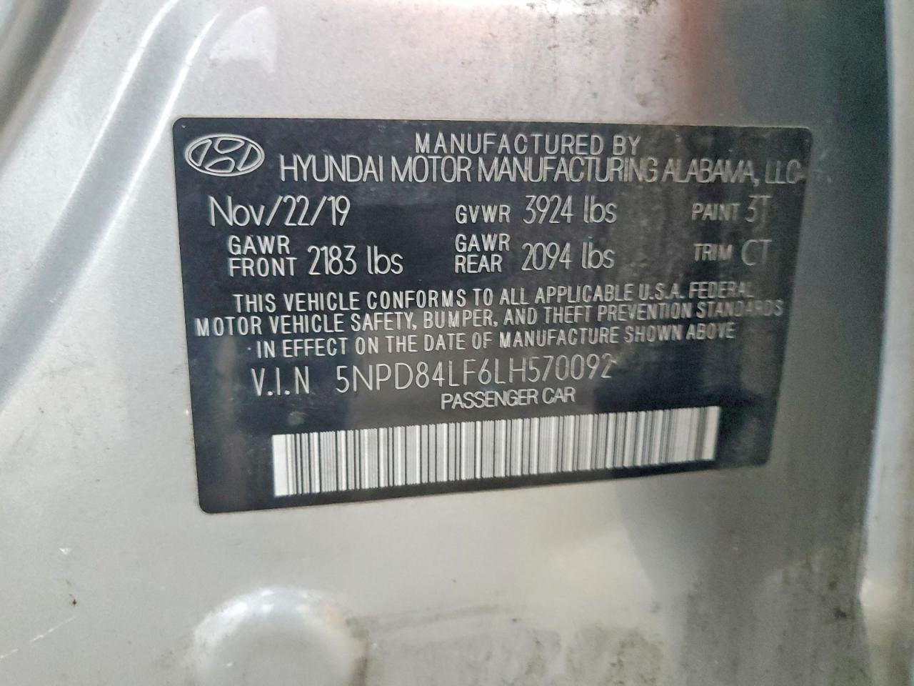 2020 HYUNDAI ELANTRA SEL photo 12
