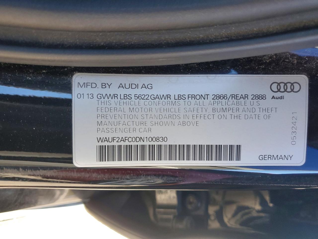 2013 AUDI S6 photo 12
