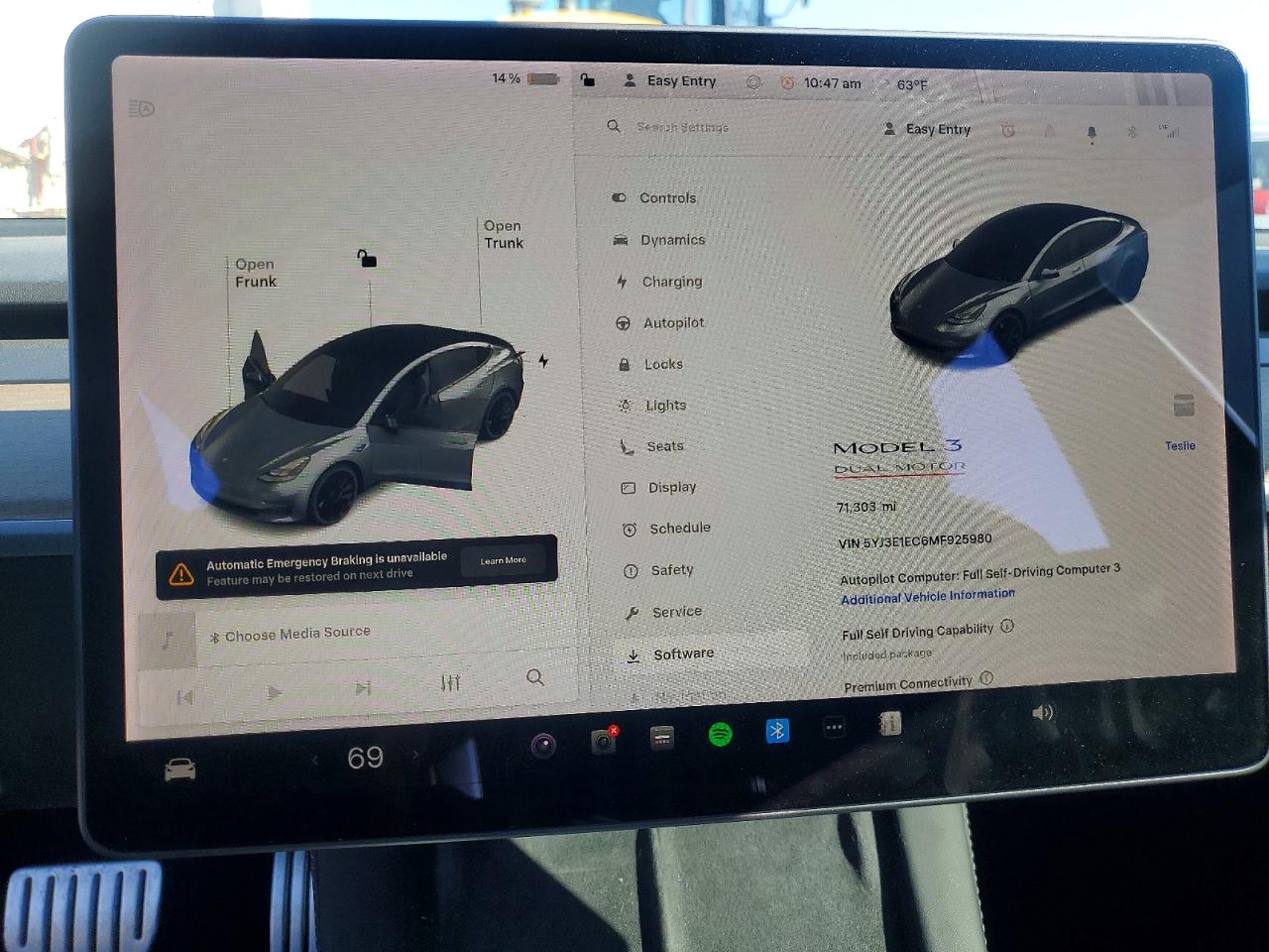 2021 TESLA MODEL 3 photo 9