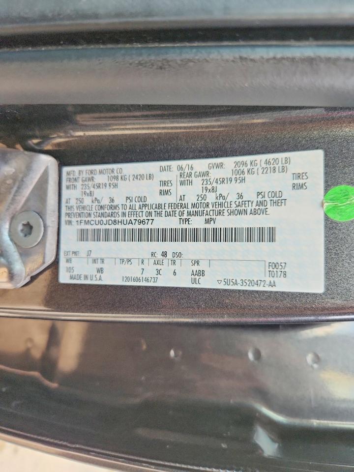 2017 FORD ESCAPE photo 13