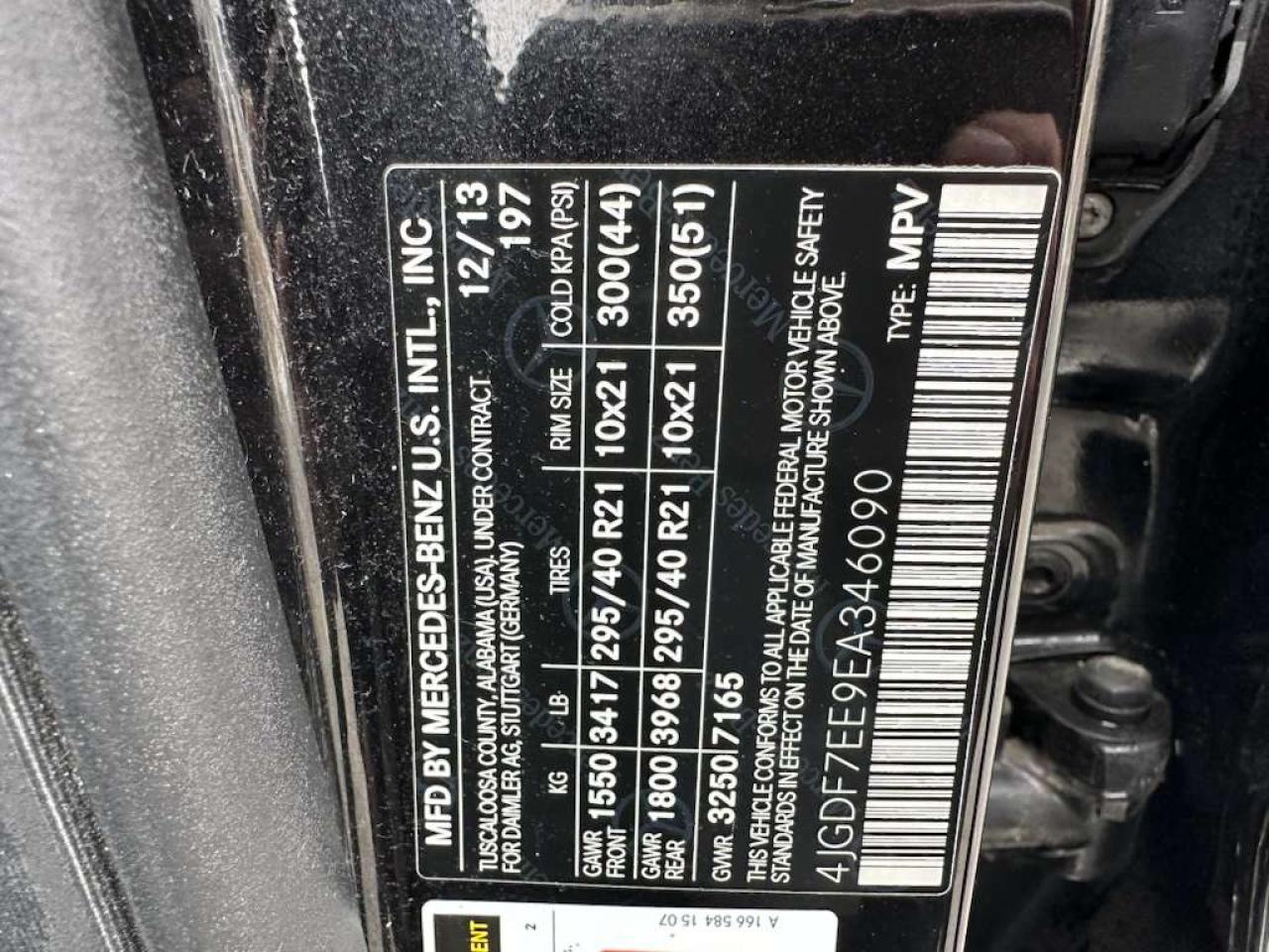 2014 MERCEDES-BENZ GL 63 AMG photo 10