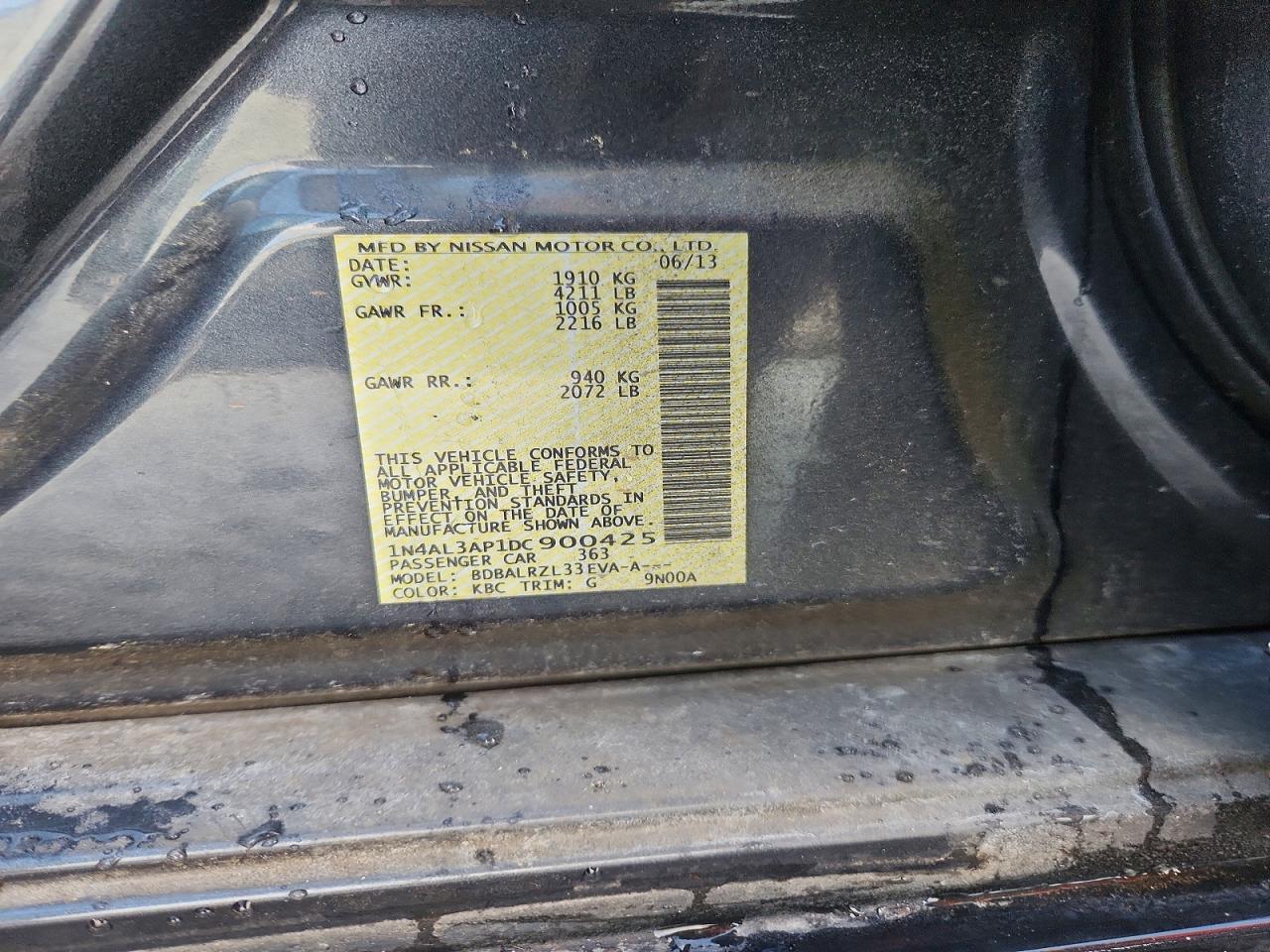 2013 NISSAN ALTIMA 2.5 photo 23