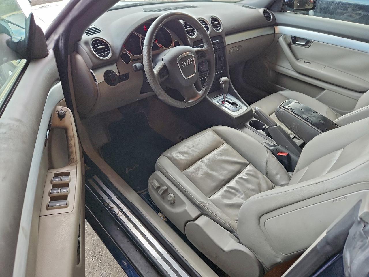2009 AUDI A4 2.0T CABRIOLET photo 8