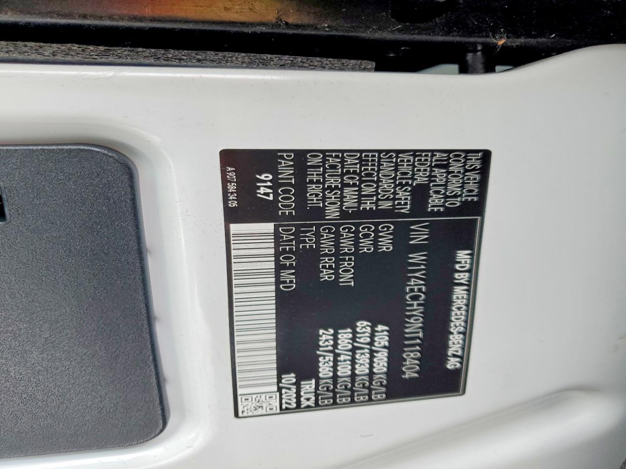 2022 MERCEDES-BENZ SPRINTER 2500 photo 40