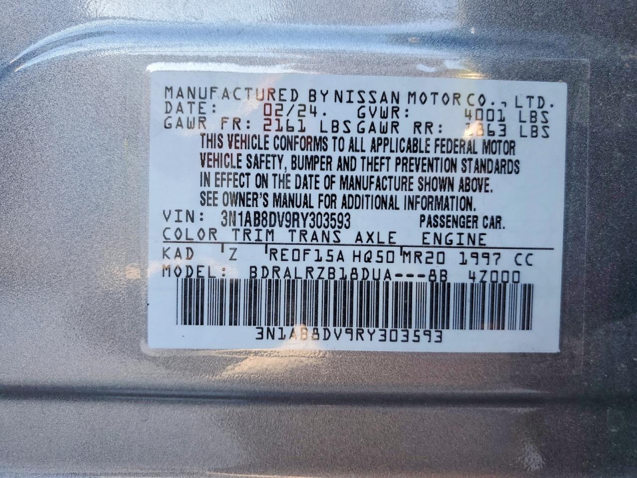 2024 NISSAN SENTRA SR photo 13