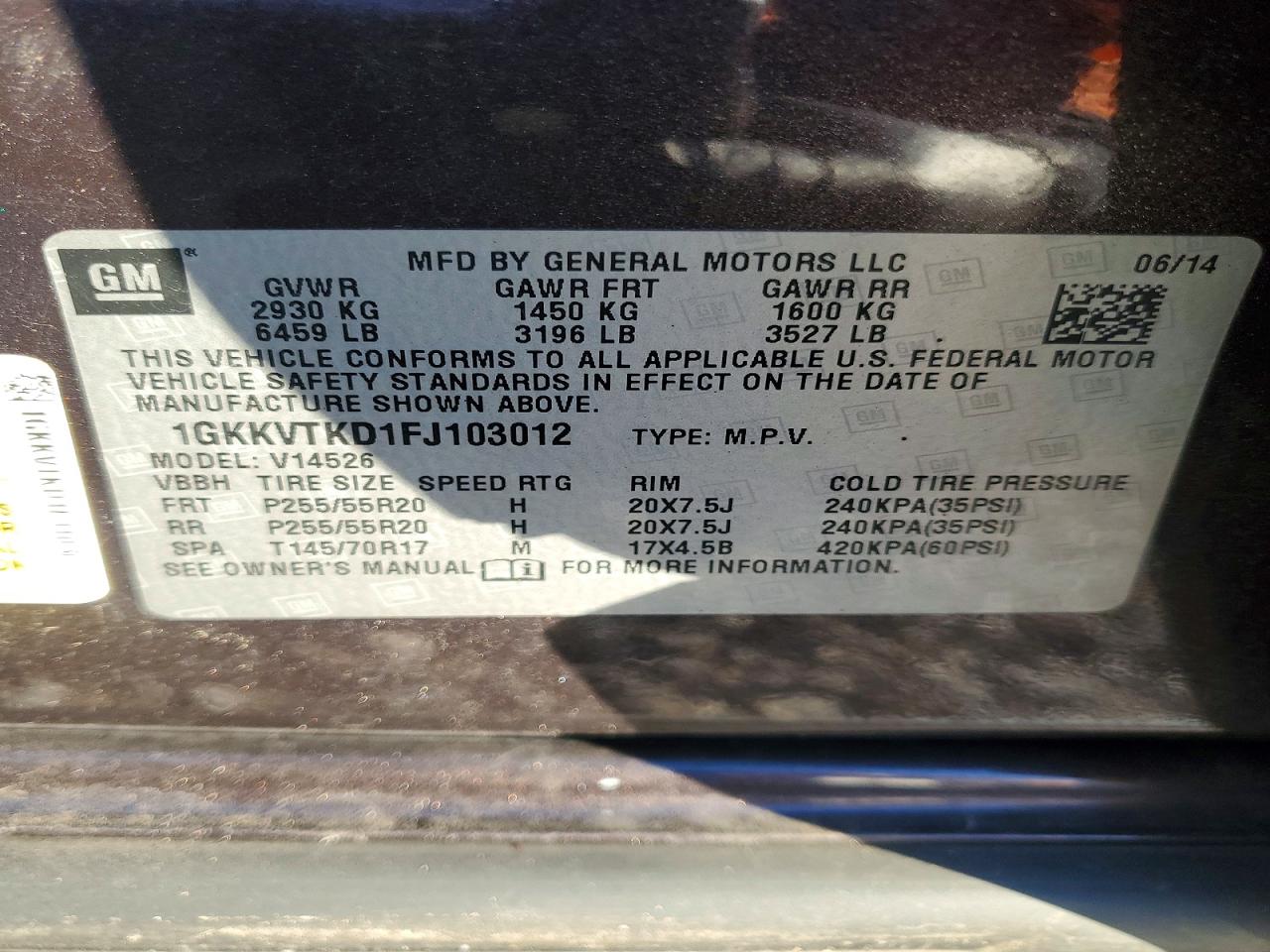 2015 GMC ACADIA DENALI photo 13