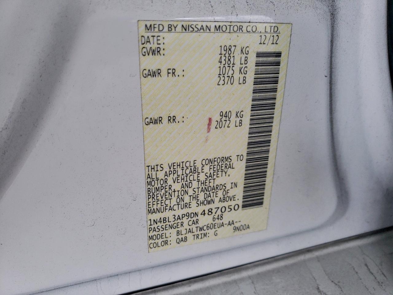 2013 NISSAN ALTIMA 3.5S photo 25