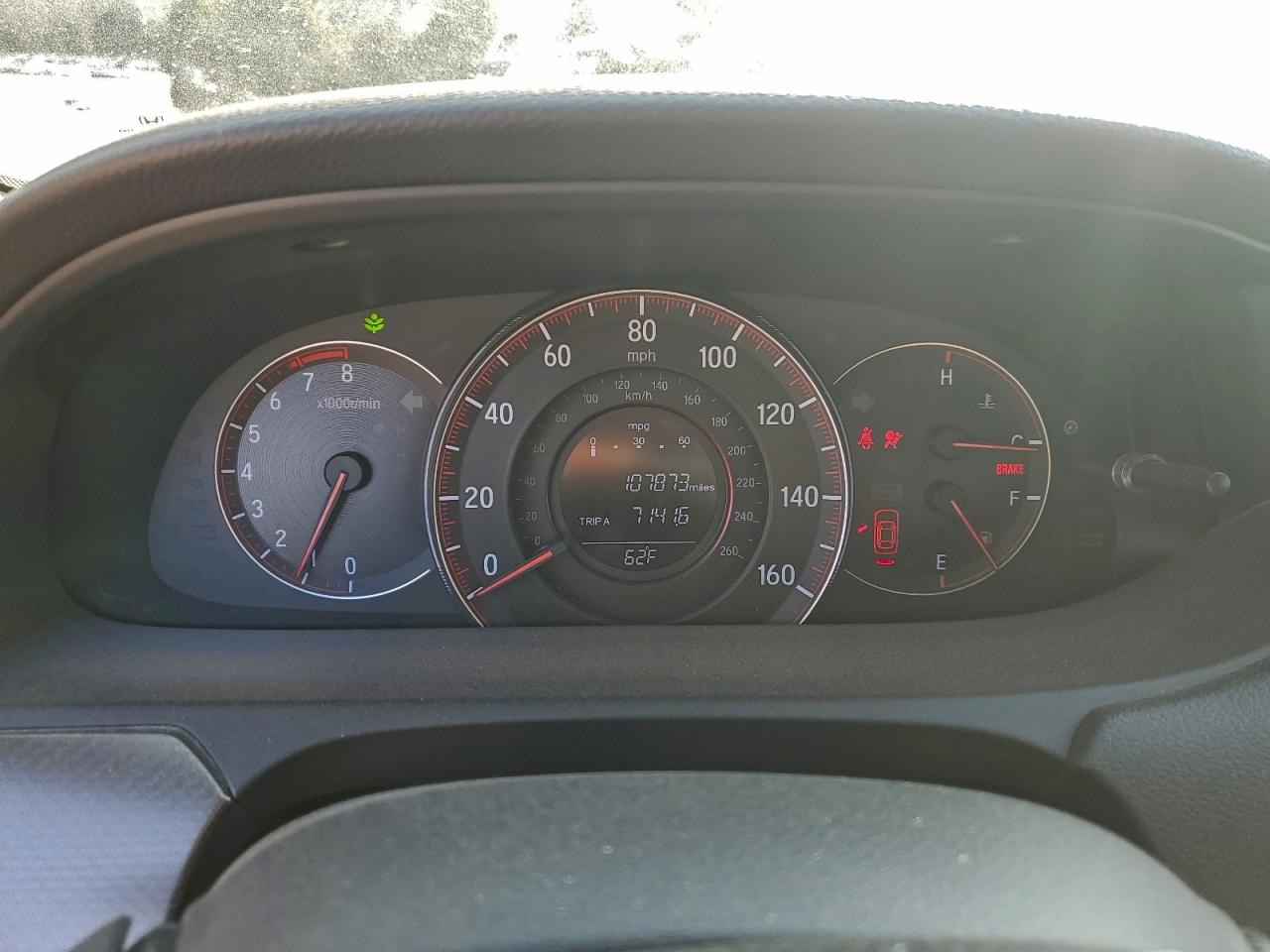 2017 HONDA ACCORD EX photo 9