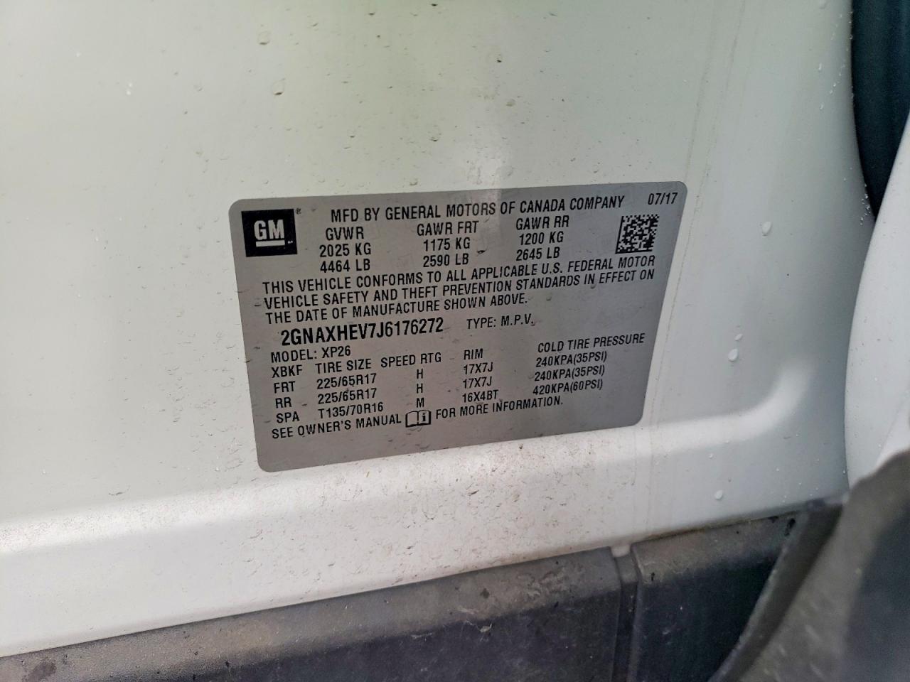 2018 CHEVROLET EQUINOX LS photo 23
