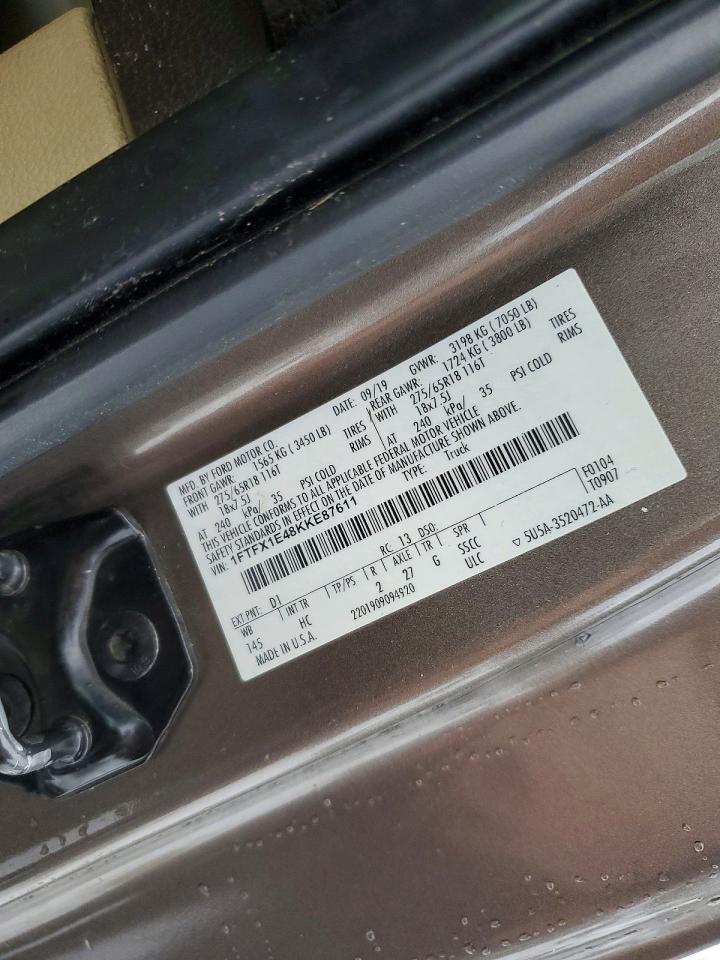 2019 FORD F150 SUPER CAB photo 12
