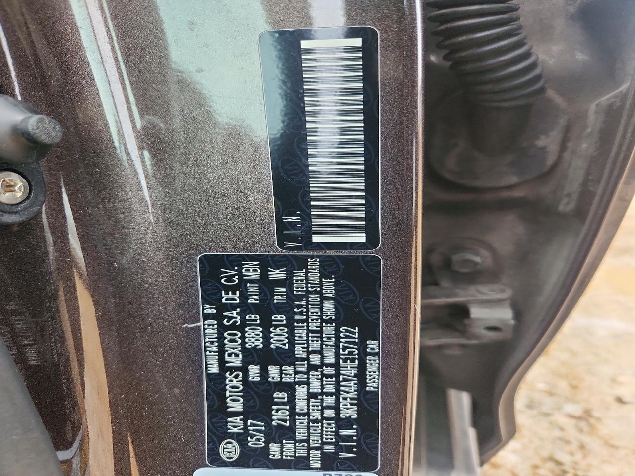 2017 KIA FORTE LX photo 12