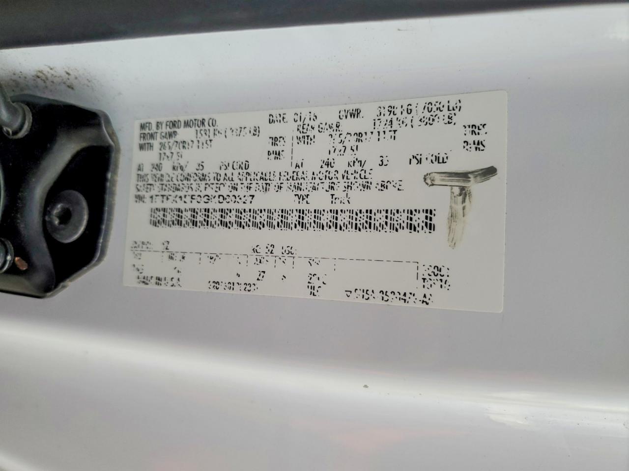 2016 FORD F150 SUPER CAB photo 12