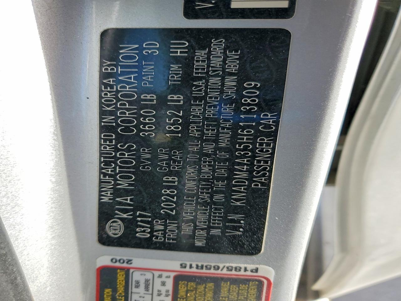 2017 KIA RIO LX photo 12