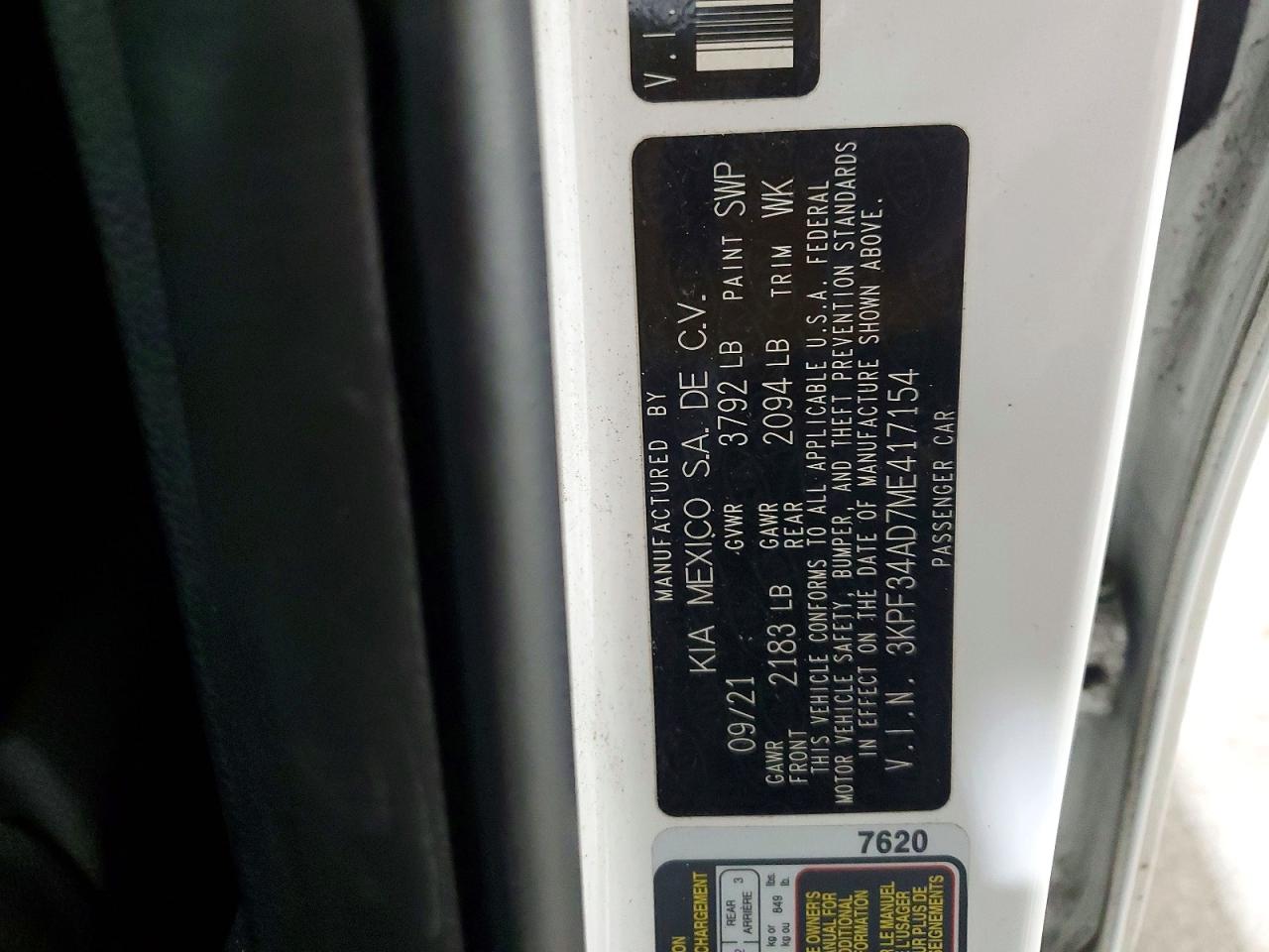 2021 KIA FORTE GT LINE photo 13