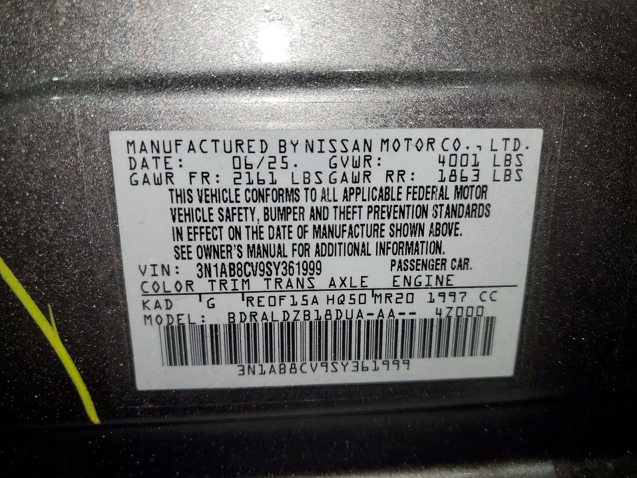 2025 NISSAN SENTRA SV photo 12