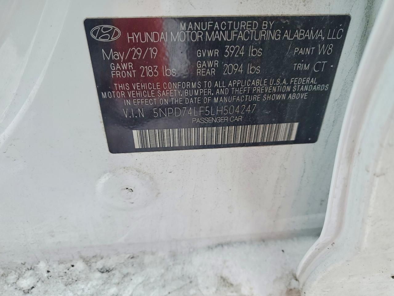 2020 HYUNDAI ELANTRA SE photo 13