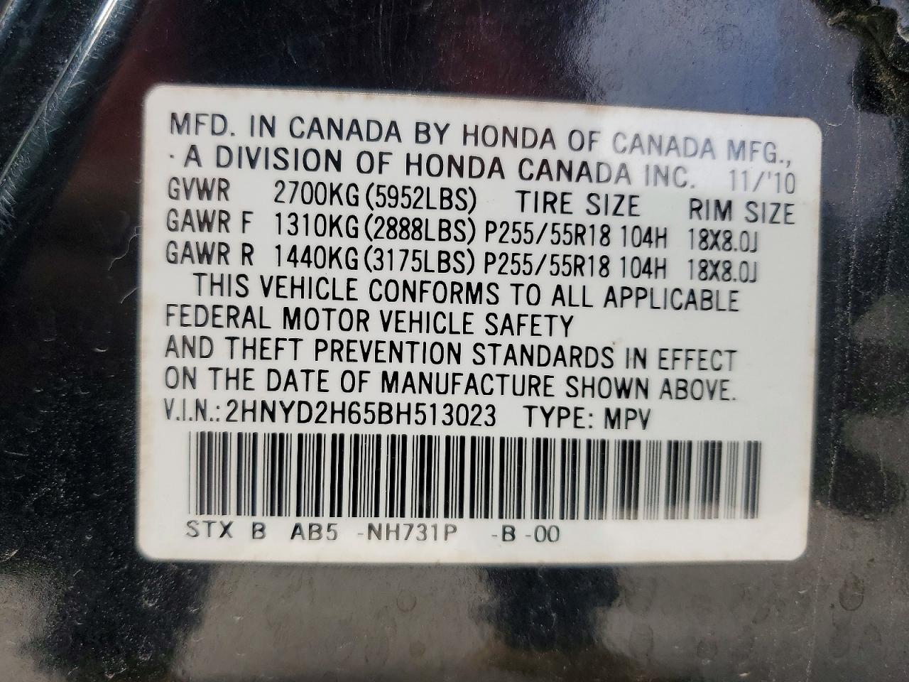 2011 ACURA MDX TECHNOLOGY photo 37