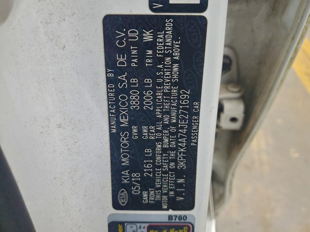 2018 KIA FORTE LX photo 12