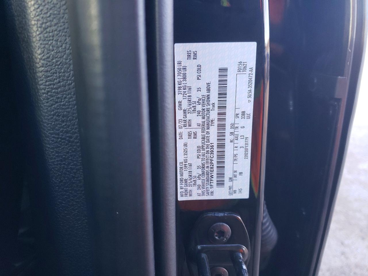 2023 FORD F150 SUPERCREW photo 12