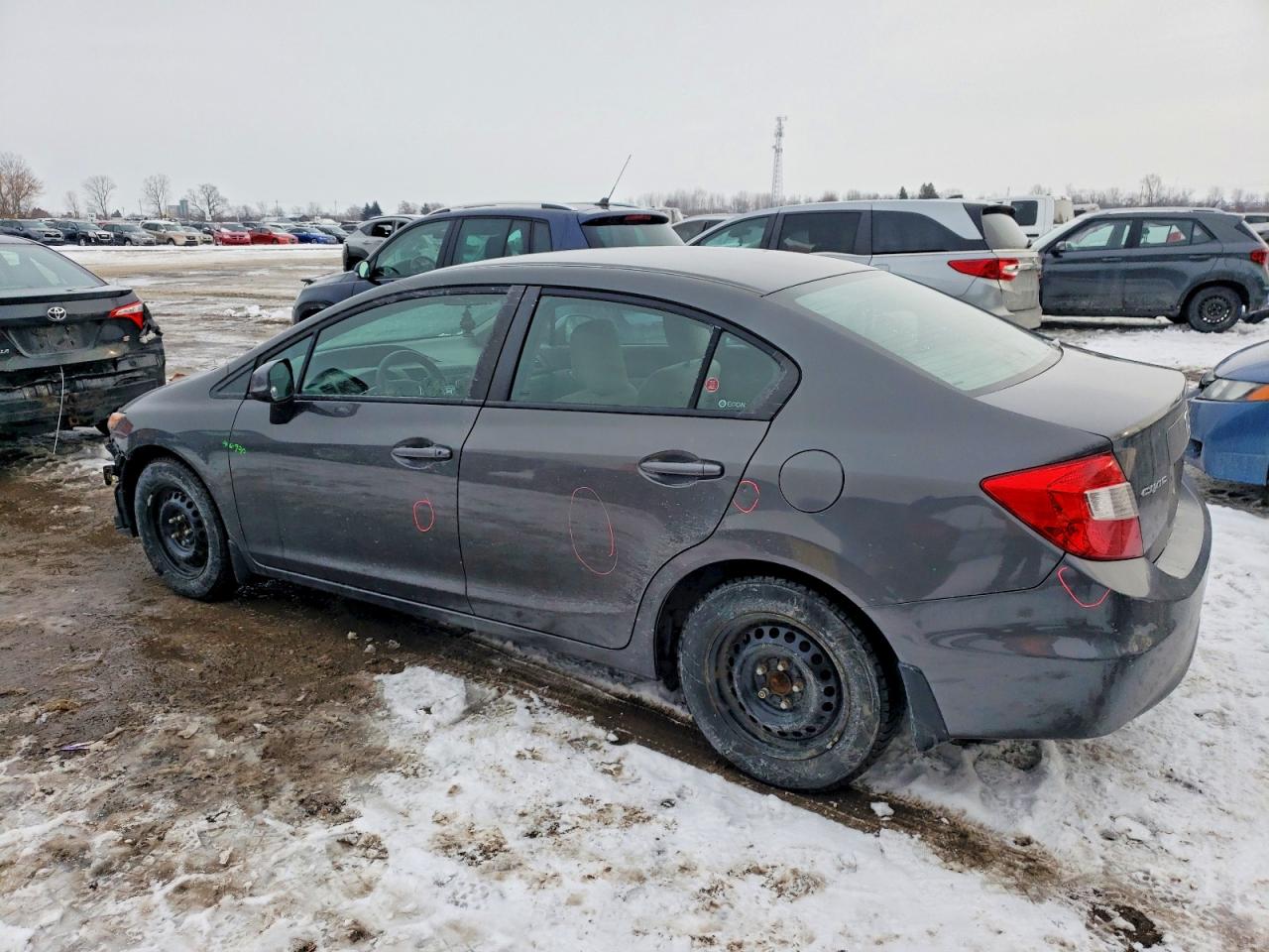 2012 HONDA CIVIC LX photo 2