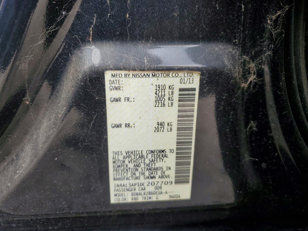 2013 NISSAN ALTIMA 2.5 photo 23