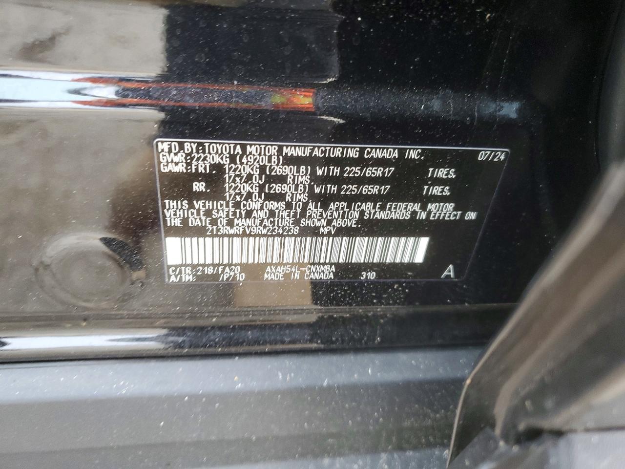 2024 TOYOTA RAV4 photo 14