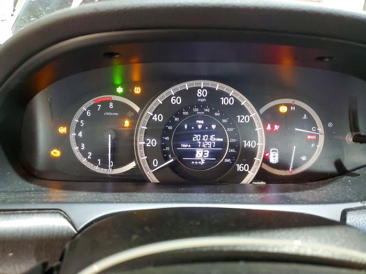 2013 HONDA ACCORD EX photo 9